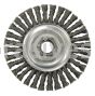 Weiler 36019 - 4" .020SS, 5/8"-11 A.H., Retail Pack, Vortec Pro Knot Wire Wheel, Stringer Bead Twist - 012382360191