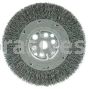 Weiler 01505 6" Maximum Density Crimped Wire Wheel .014" Steel Fill 5/8"-1/2" Arbor Hole