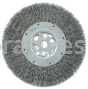 Weiler 01511 7" Maximum Density Crimped Wire Wheel .014" Steel Fill 5/8" Arbor Hole