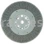 Weiler 01512 8" Maximum Density Crimped Wire Wheel .006" Steel Fill 5/8" Arbor Hole
