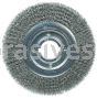 Weiler 06170 10" Medium Face Crimped Wire Wheel .020" Steel Fill 2" Arbor Hole