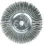 Weiler 08209 12" Standard Twist Knot Wire Wheel .014" Steel Fill 1-1/4" Arbor Hole