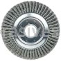 Weiler 09480 10" Standard Twist Knot Wire Wheel .016" Steel Fill 2" Arbor Hole