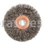Weiler 15523 2-1/2" Small Diameter Crimped Wire Wheel .014" Steel Fill 1/2"-3/8" Arbor Hole