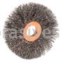 Weiler 15677 3" Small Diameter Crimped Wire Wheel .014" Steel Fill 5/8" Arbor Hole