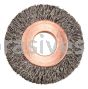 Weiler 15732 1-1/4" Small Diameter Crimped Wire Wheel .008" Steel Fill 3/8" Arbor Hole