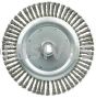 Weiler 36297 Wolverine 7" Knot Wire Wheel Stringer Bead Twist .020" Steel Fill 5/8"-11 UNC Nut