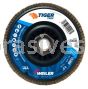 Weiler 50006V 4-1/2" Tiger Trim Flap Disc Angled Type 29 Trimmable Backing 40 Z 5/8"-11 UNC Nut Vending Ready