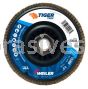 Weiler 50008 4-1/2" Tiger Trim Abrasive Flap Disc Conical Type 29 Trimmable Backing 80 Z 5/8"-11 UNC Nut