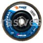 Weiler 50009 4-1/2" Tiger Trim Abrasive Flap Disc Conical Type 29 Trimmable Backing 120 Z 5/8"-11 UNC Nut
