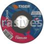 Weiler 57140 4-1/2" x .045" TIGER AO Type 1 Cutting Wheel A60T X-LOCK Arbor Hole