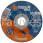 Weiler 58069 4" x 1/4" TIGER ZIRC Type 27 Grinding Wheel Z24T 5/8 AH