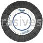 Weiler 83394 Burr-Rx 8" Crimped Filament Composite Hub Wheel .043/120 CG Fill 3-1/4" Arbor Hole
