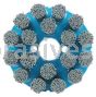 Weiler 85794 3-1/2" Nylox Disc Brush Crimped Filament .035/180 SC 7/8" Arbor Hole