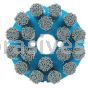 Weiler 85798 3-1/2" Nylox Disc Brush Crimped Filament .040/80 SC Fill 7/8" Arbor Hole