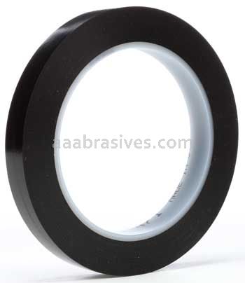 3M&trade; 7100044628 Vinyl Tape 471 Black 1/4" x 36 yards