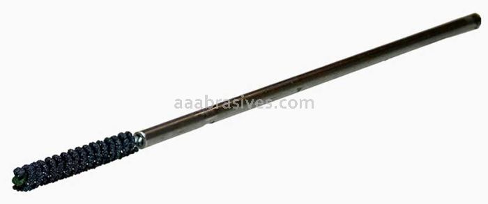 Weiler 34339 CrossFlex Standard Duty Bore Brush 11 mm Diameter 120 SC with Collet