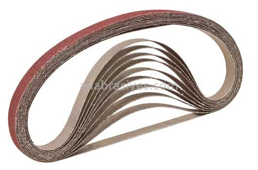 Sanding Belts 1-1/2x24 80 Grit A/O Aluminum Oxide Premium