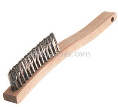 Osborn V Groove Scratch Brush 13-3/4” X .012 SS #54388