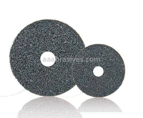 Dynabrade,3" (76 mm) Dia. x 1/4" (6 mm) W x 3/8" (10 mm) CH 6A M Unitized Wheel with Hole