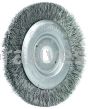 Weiler 00214 3" Narrow Face Crimped Wire Wheel .008" Steel Fill 1/2"-3/8" Arbor Hole