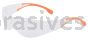 ERB 16267 I-Fit Flex Eye Protection Clear and Orange Temples | Clear Lenses