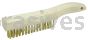 Weiler 44119 Plater's Brush Brass Fill 4 X 18 Rows Shoe Handle