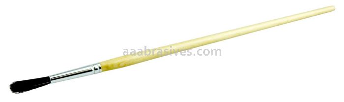 Weiler 41008 1/4" Marking Brush Black Bristle 1-1/4" Trim Length Long Handle