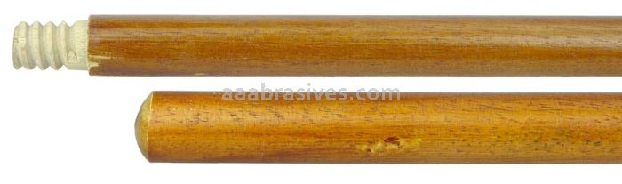 Weiler 44572 54" Hardwood Handle Threaded Wood Tip 15/16" Diameter