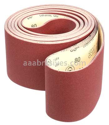 3M&trade; 7010328481 6 x 299-1/2 80 Grit F-wt 763U Paper Belt
