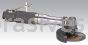 Dynabrade 54793 - 4" .7 hp Right Angle Depressed Center Wheel Grinder, 13,500 RPM, Steel Housing, Extended