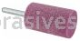 W-232, 1-1/4x2x1/4"sk, Mounted Stone, Vitrified, PA/O
