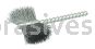 Weiler 21044 1-1/8" Power Tube Brush .005" Steel Wire Fill 5/8" Brush Length