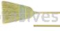 Weiler 44548 Light Industrial Upright Broom Corn & Fiber Fill 57" Overall Length