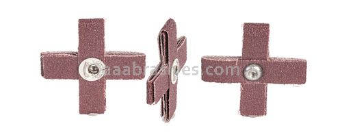 Standard Abrasives A/O Cross Pad 718121 1" x 3/8" x 8 Ply x 3-48 80 Grit