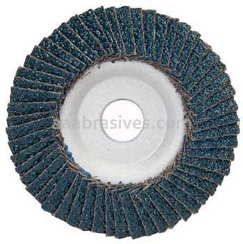 4-1/2 x 7/8 60 Grit Merit Type 29 Zirc Powerflex Flap Discs