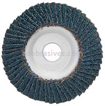 7 x 7/8 40 Grit Merit Type 29 Zirc Powerflex Flap Discs