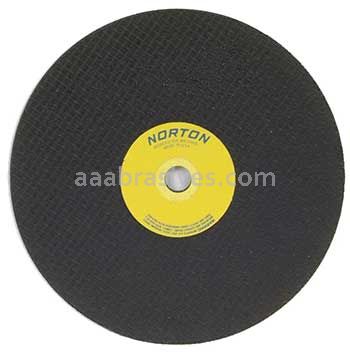 Norton 7 x 1/16 x 7/8 57A364-TB25N D Sides Reinforced Type 01 Straight Wheels