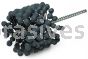 Weiler 34238 CrossFlex Standard Duty Bore Brush 2-1/2 Diameter 120 SC Grit