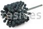 Weiler 34260 CrossFlex Heavy Duty Bore Brush 3 Diameter 240 SC Grit