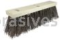 Weiler 42033 16" Street Broom 5-1/4" Trim Length Brown Polypropylene Fill