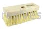 Weiler 73195 7" Roof Brush One Threaded Handle Hole White Tampico Fill
