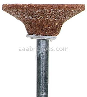 Norton B81 3/4 x 3/16/Gemini 38A M/I2 1/8 x 1-1/2 /Vitrified Bond Mounted Points - B Shapes