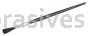 Weiler 41018 1/4" Flat Marking Brush Ox Hair 7/8" Trim Length Round Handle
