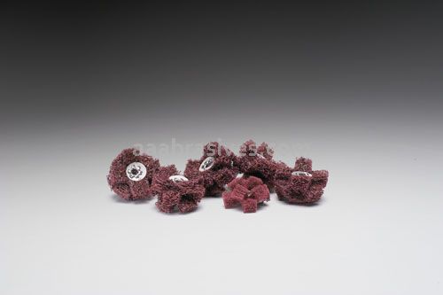 1-1/2 x 1/2 Merit A/O Coarse 3 Ply Cross Buffs 8-32 Eyelet & Mandrel 08834183163
