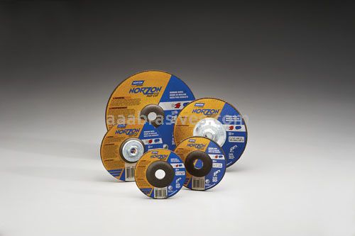 Norton 4-1/2 x 1/8 x 5/8-11/Gemini Aluminum 46 Mini Disc//Type 27 Depressed Center Wheels