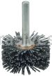 Weiler 17217 Bore-Rx 2-1/2"Dia. Internal Brush Deburring Tool .055/80 CG Crimped Fill 3/8" Stem