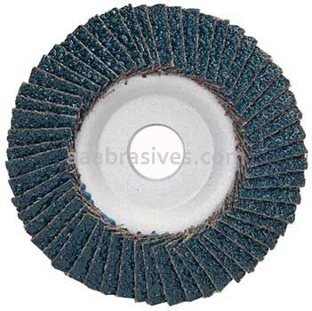 4 x 5/8 36 Grit Merit Type 29 Zirc Powerflex Flap Discs