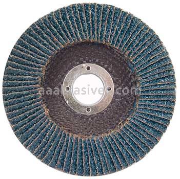 7 x 7/8 24 Grit Merit Type 27 High Density Zirc Powerflex Flap Discs