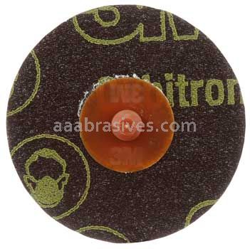 3M&trade; 7000045625 1-1/2” 80 Grit YF-wt 777F Ceramic TR Roloc&trade; Sanding Disc